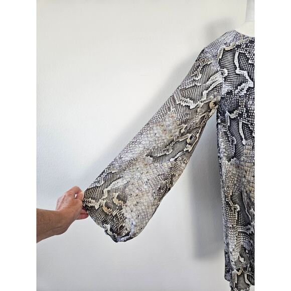 Show Me Your Mumu Python Print Jamie Tunic, Size S - Picture 3 of 12